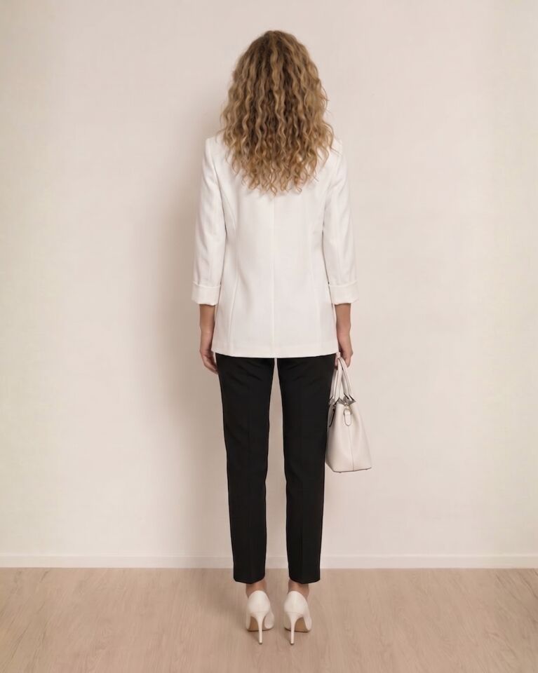 Alice Yazlık Blazer Ceket - BEYAZ