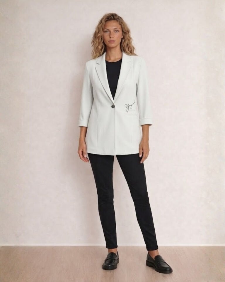 Alice Yazlık Blazer Ceket - BEYAZ