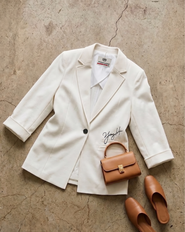Alice Yazlık Blazer Ceket - BEYAZ