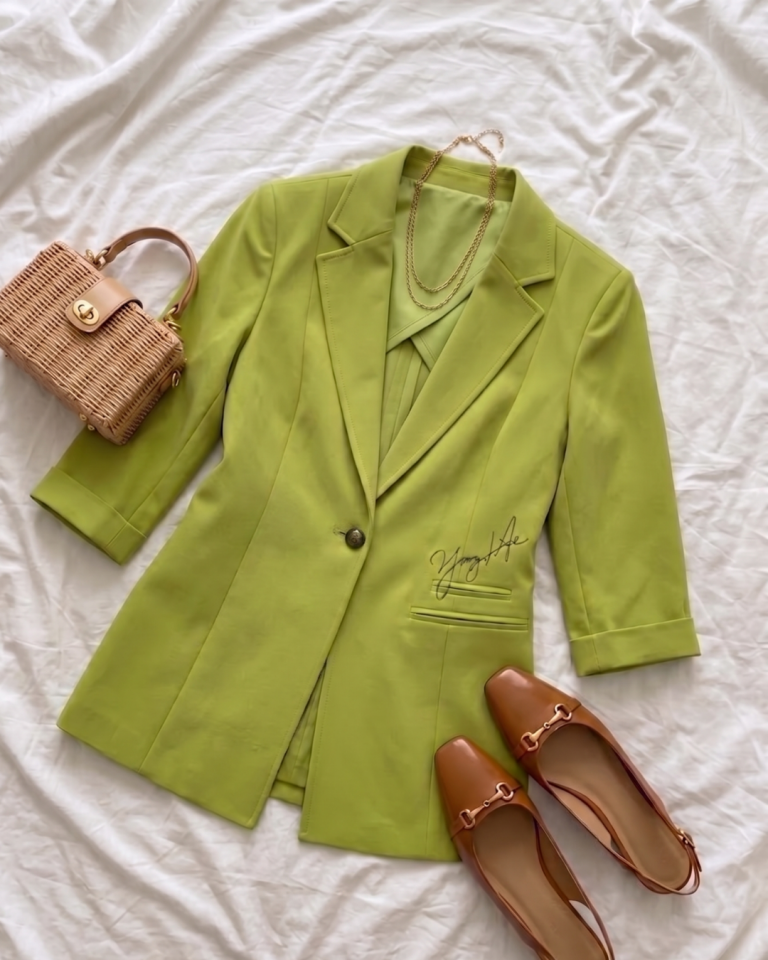Alice Yazlık Blazer Ceket - FISTIK YEŞİLİ