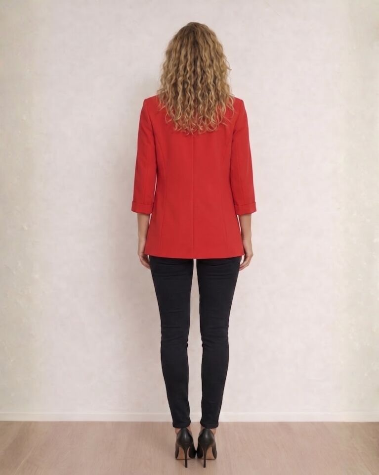Alice Yazlık Blazer Ceket - KIRMIZI