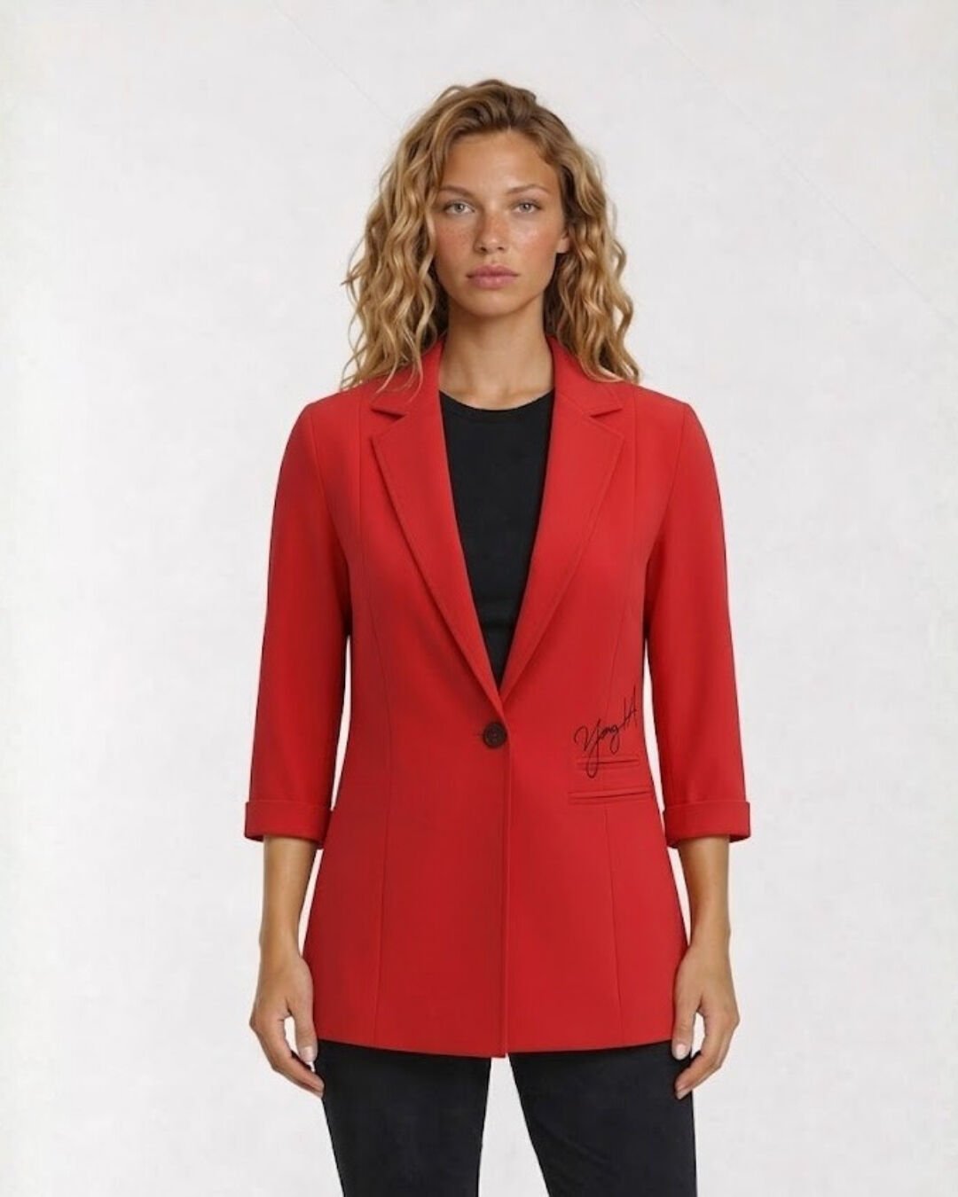 Alice Yazlık Blazer Ceket - KIRMIZI