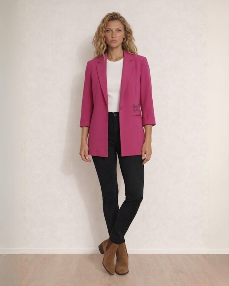 Alice Yazlık Blazer Ceket - PEMBE