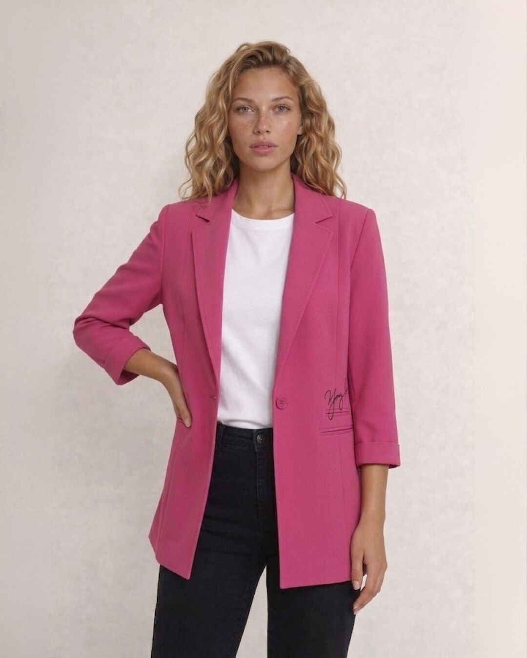 Alice Yazlık Blazer Ceket - PEMBE