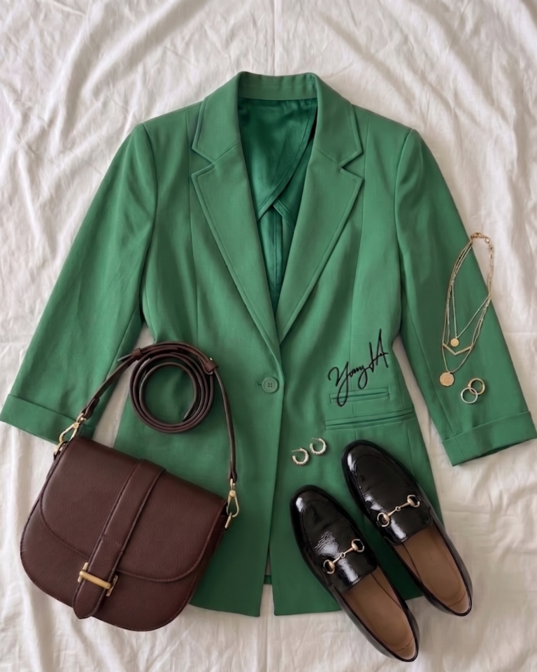 Alice Yazlık Blazer Ceket - YEŞİL