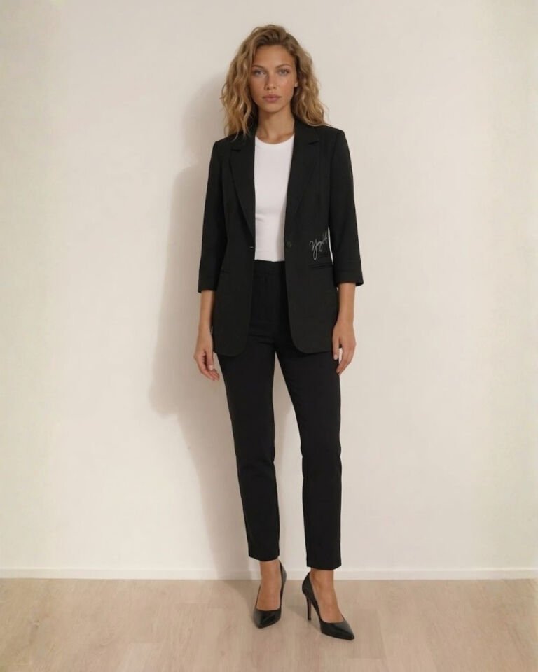 Alice Yazlık Blazer Ceket & Pantolon Takım - SİYAH