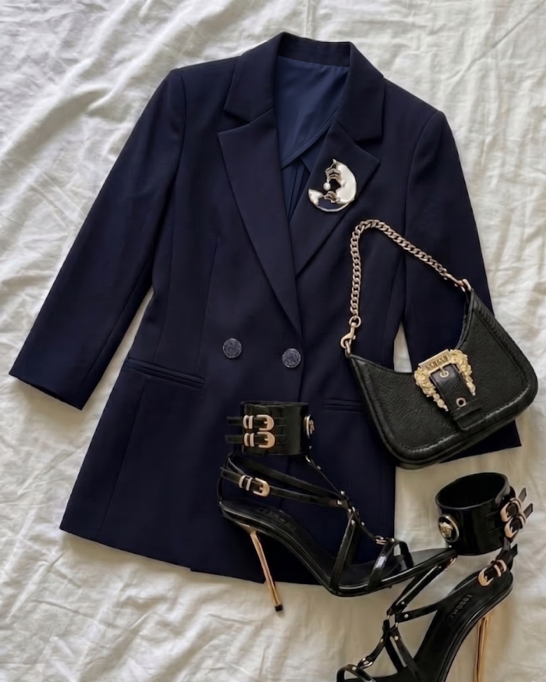 Gia Yazlık Blazer Ceket - LACİVERT