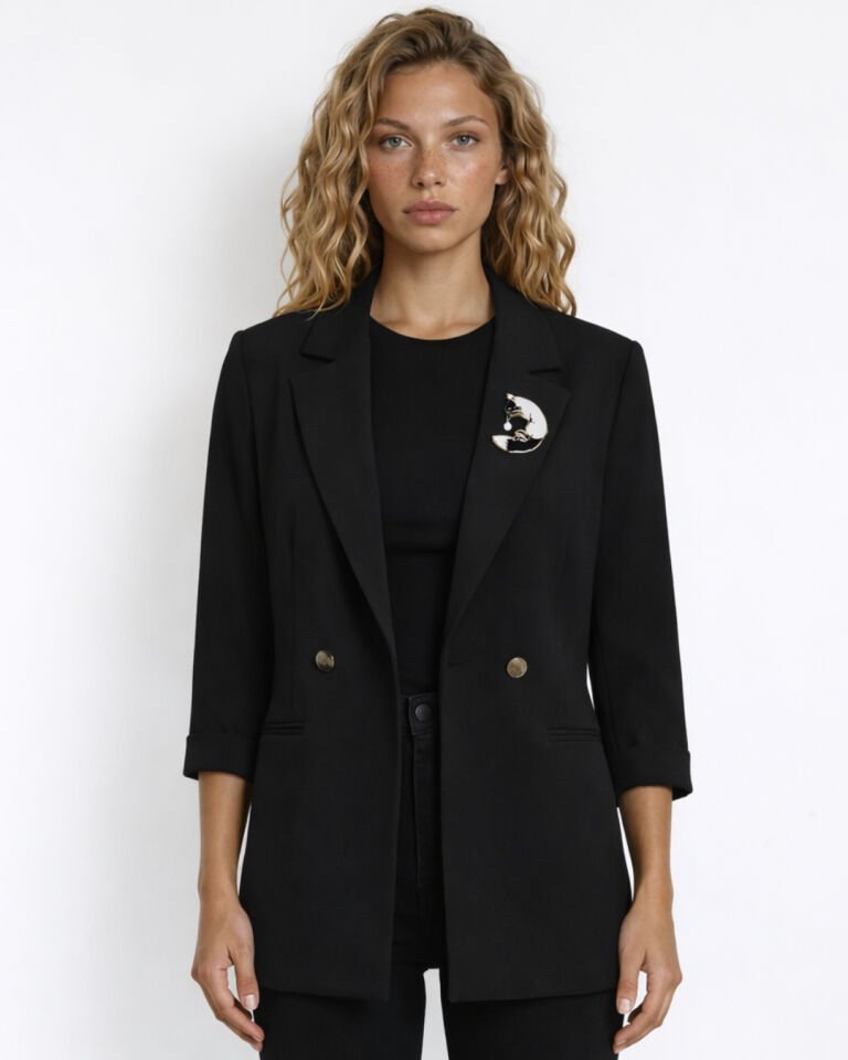 Gia Yazlık Blazer Ceket - SİYAH