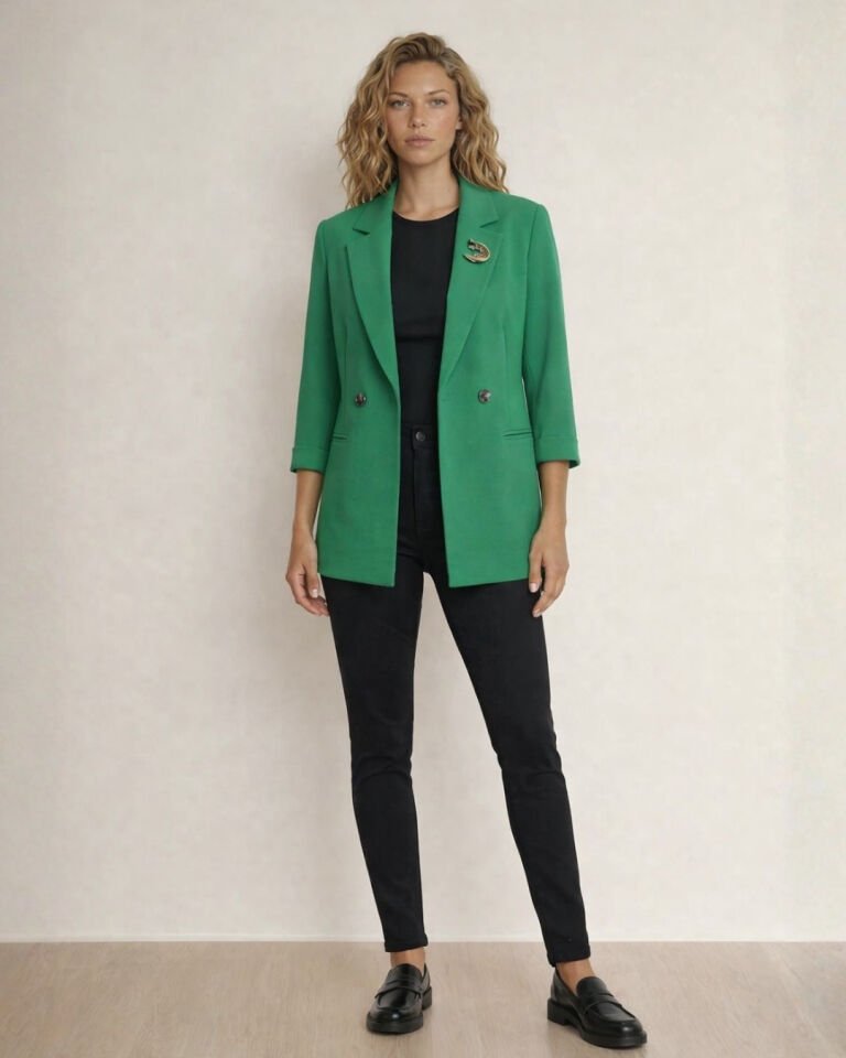 Gia Yazlık Blazer Ceket - YEŞİL