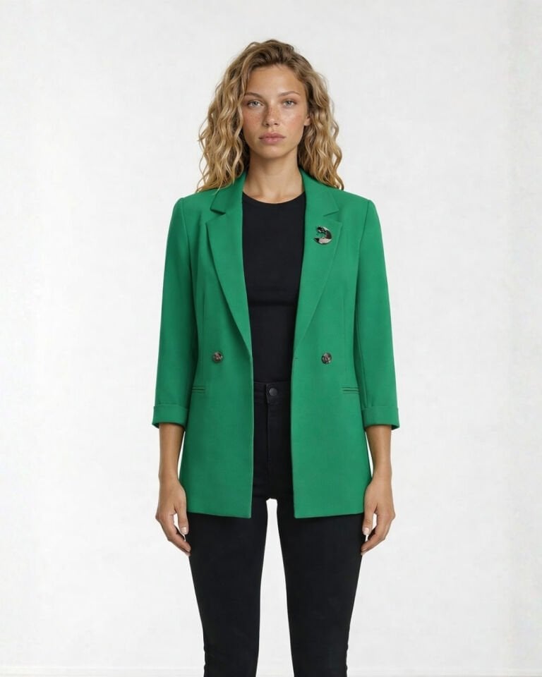 Gia Yazlık Blazer Ceket - YEŞİL