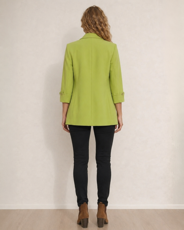 Sara Yazlık Blazer Ceket - FISTIK YEŞİLİ