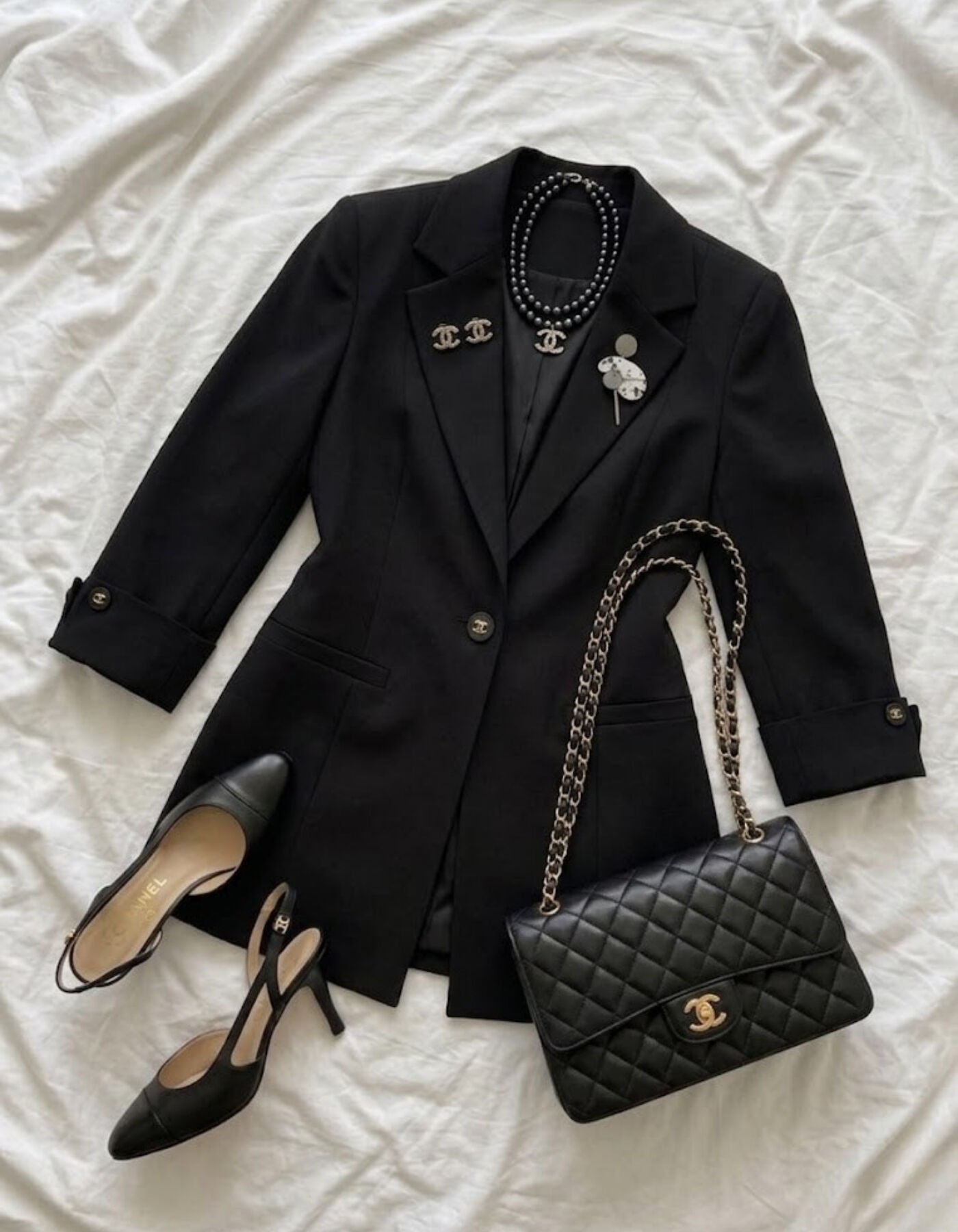 Sara Yazlık Blazer Ceket - SİYAH