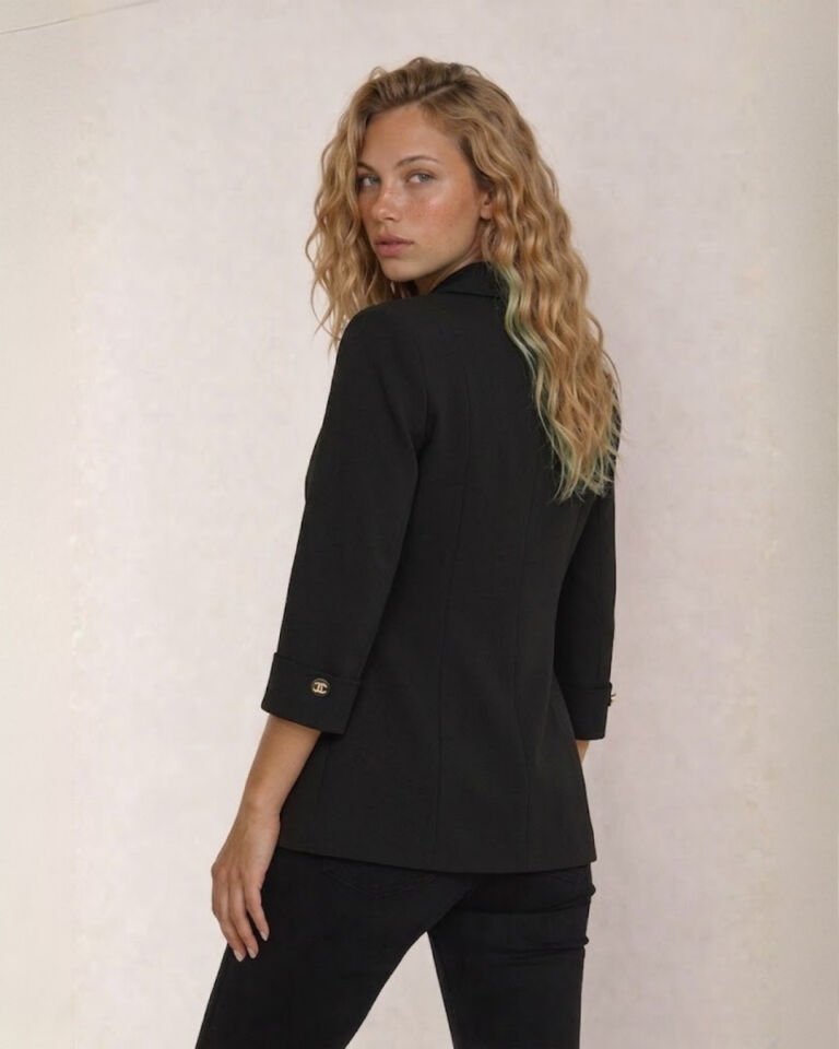 Sara Yazlık Blazer Ceket - SİYAH