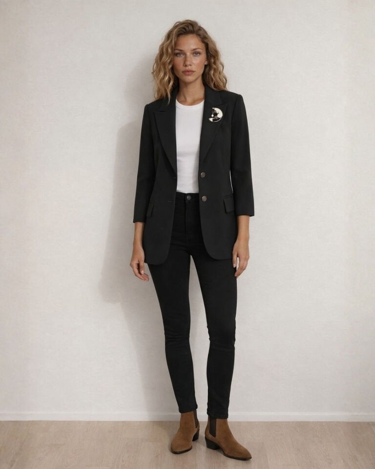 Cara Blazer Ceket - SİYAH