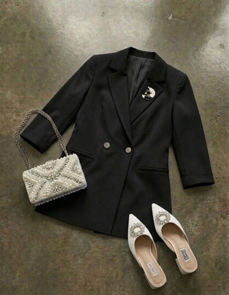 Cara Blazer Ceket - SİYAH