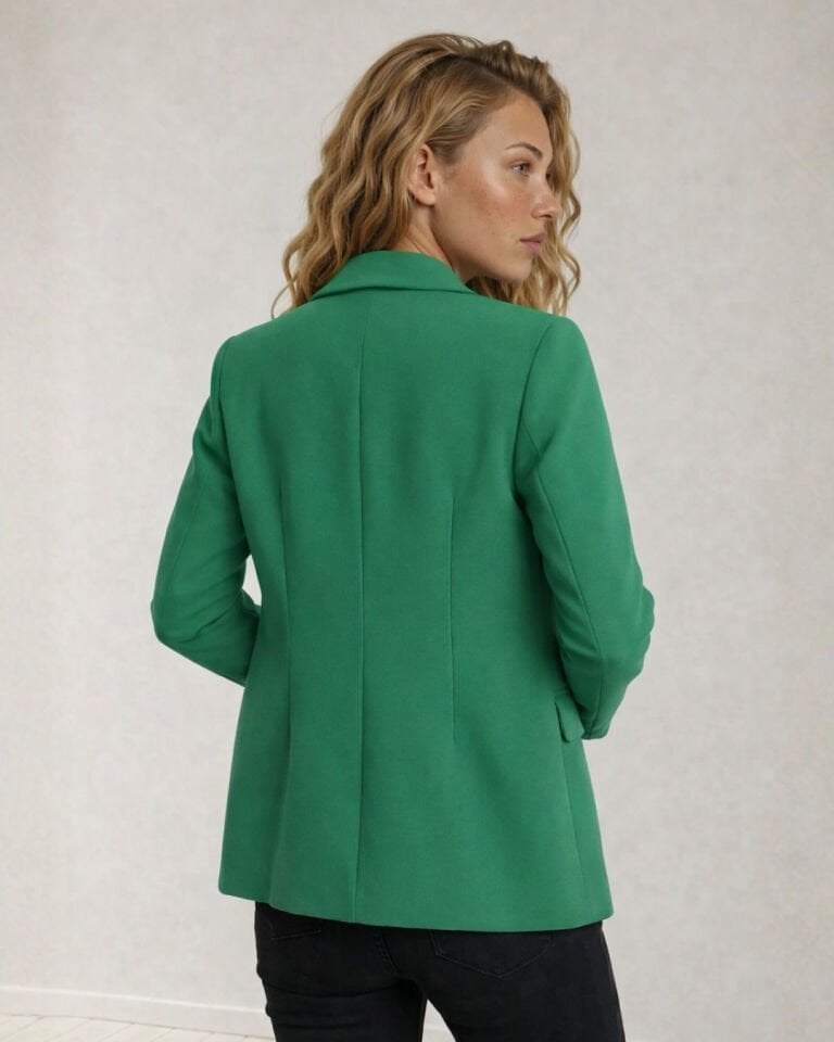Cara Blazer Ceket - YEŞİL