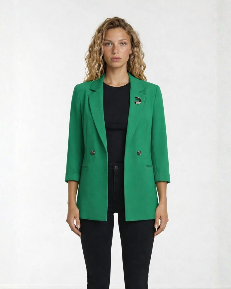 Cara Blazer Ceket - YEŞİL