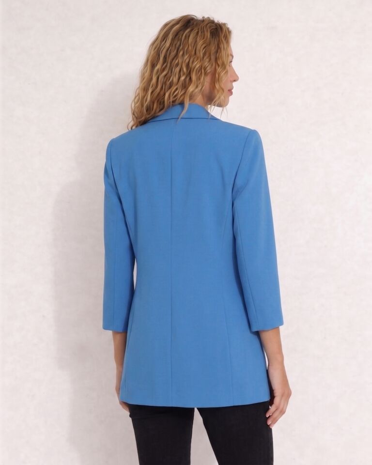Emma Yazlık Blazer Ceket - İNDİGO
