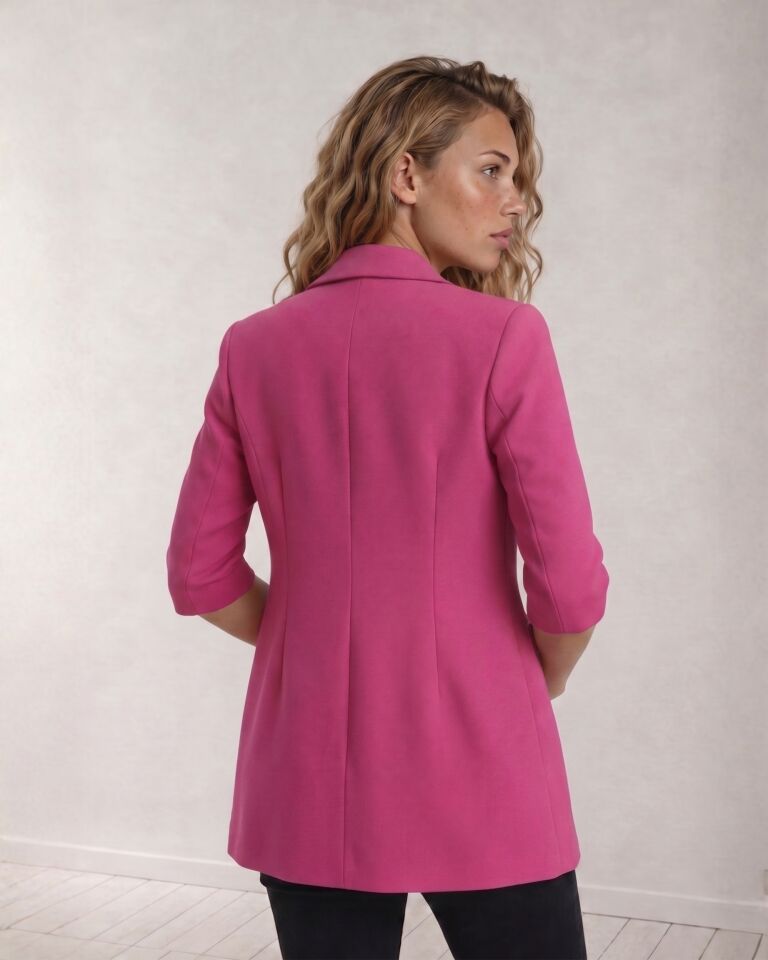 Emma Yazlık Blazer Ceket - PEMBE