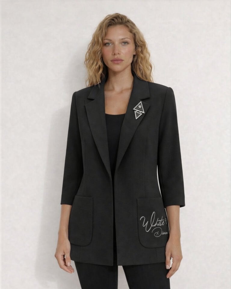 Emma Yazlık Blazer Ceket - SİYAH