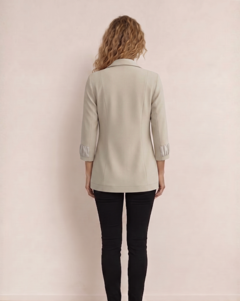 Ava Yazlık Blazer Ceket - BEJ