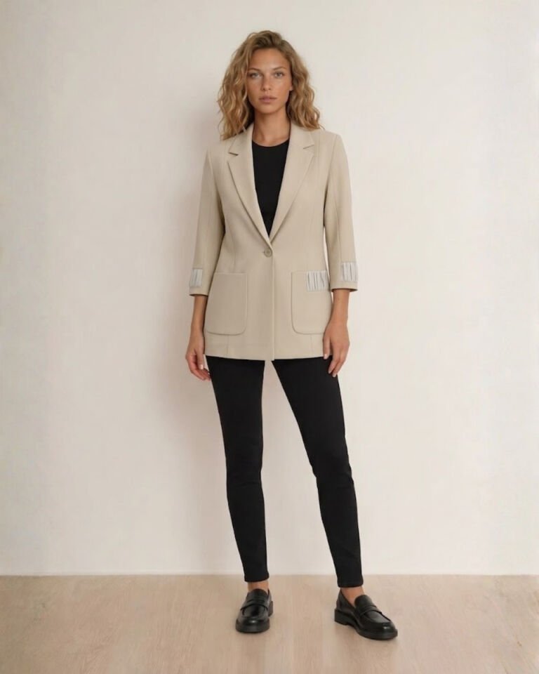 Ava Yazlık Blazer Ceket - BEJ