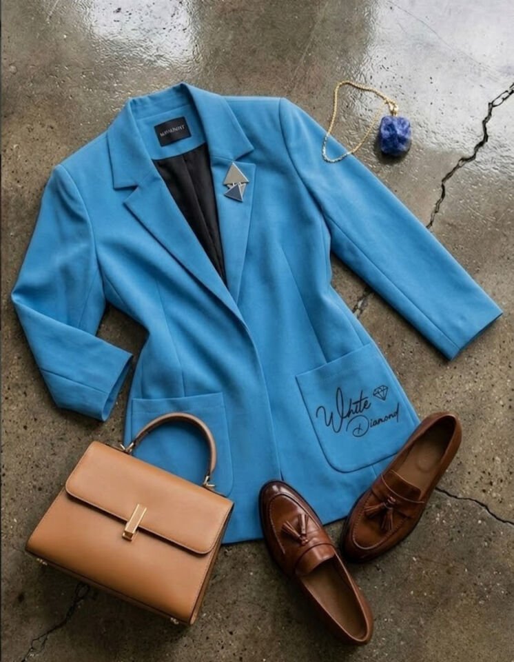 Terra Blazer Ceket - MAVİ