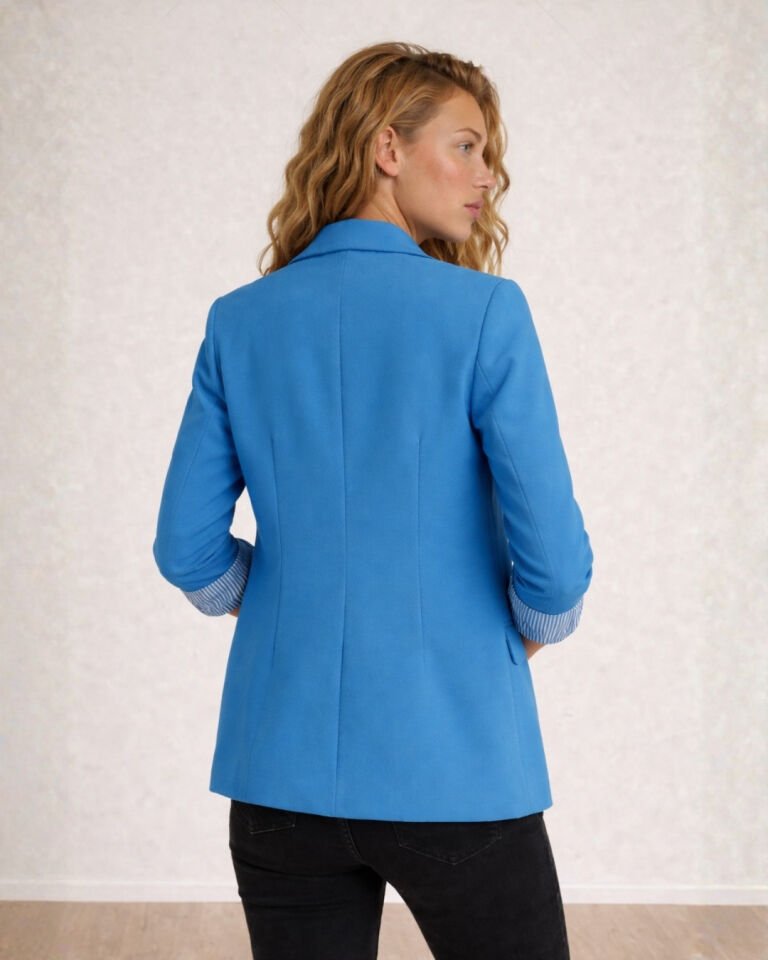 Ava Yazlık Blazer Ceket - İNDİGO