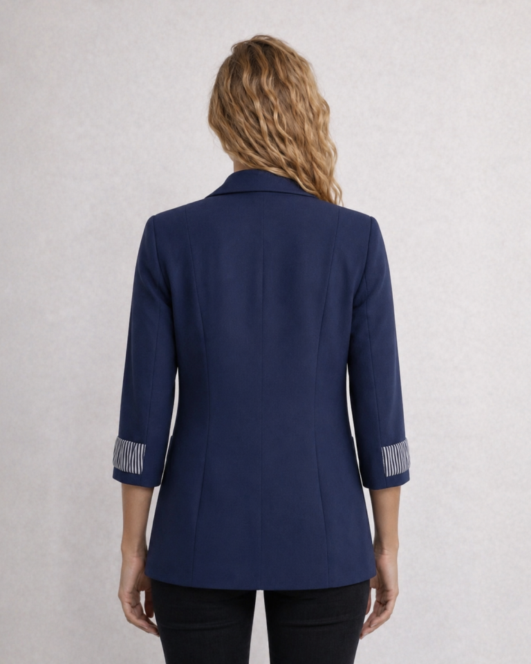 Ava Yazlık Blazer Ceket - LACİVERT
