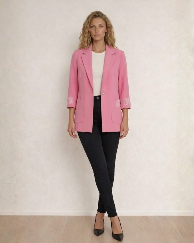 Ava Yazlık Blazer Ceket - PEMBE