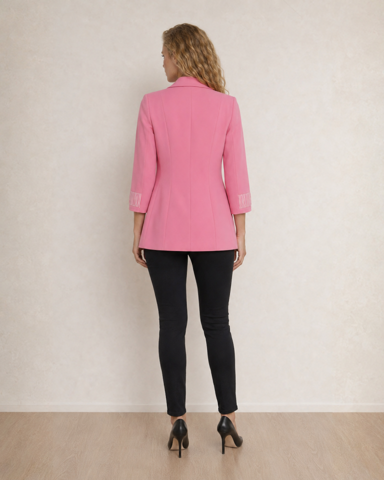 Ava Yazlık Blazer Ceket - PEMBE