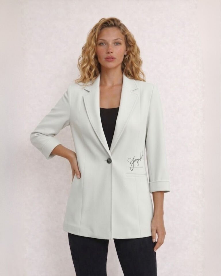 Mary Blazer Ceket - BEYAZ