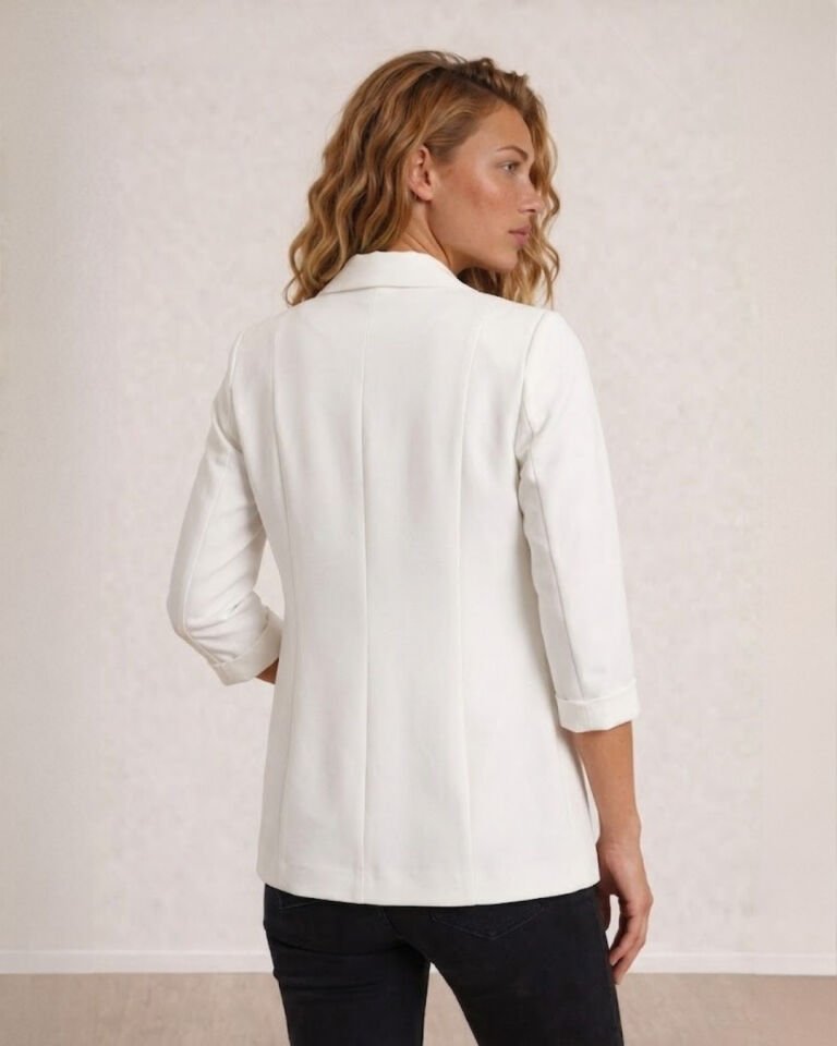 Mary Blazer Ceket - BEYAZ