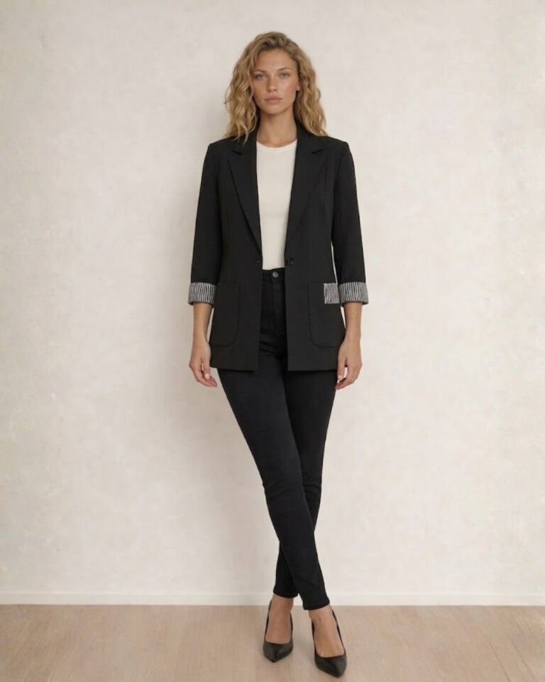 Ava Yazlık Blazer Ceket - SİYAH