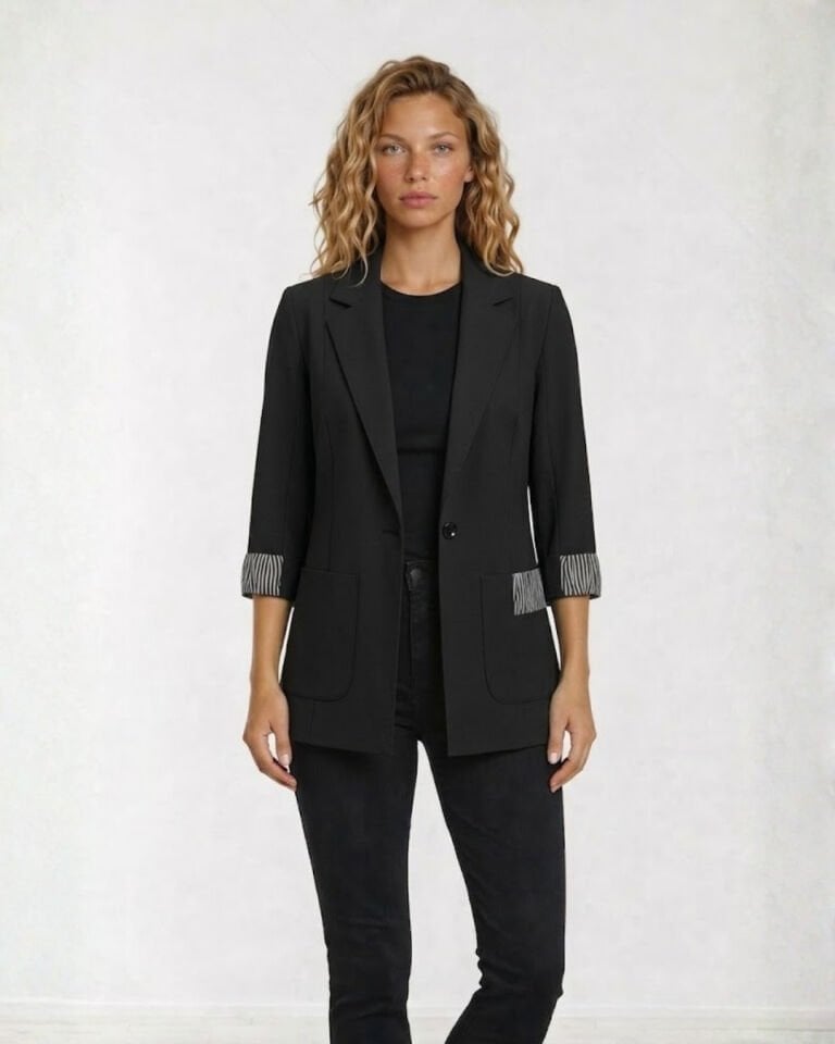 Ava Yazlık Blazer Ceket - SİYAH