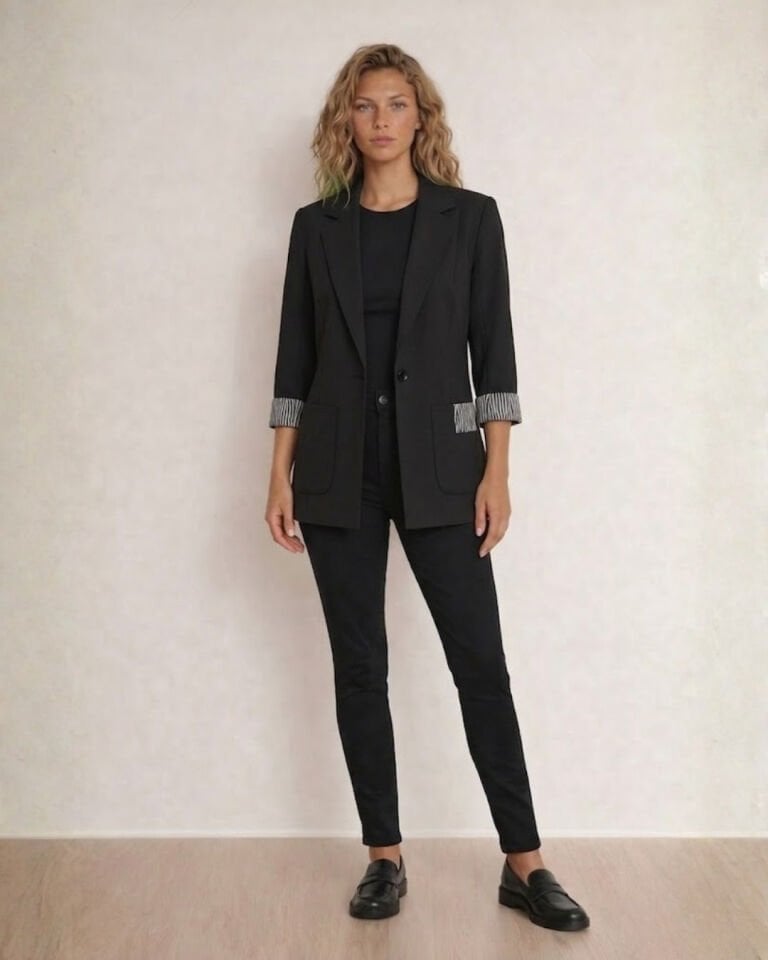 Ava Yazlık Blazer Ceket - SİYAH