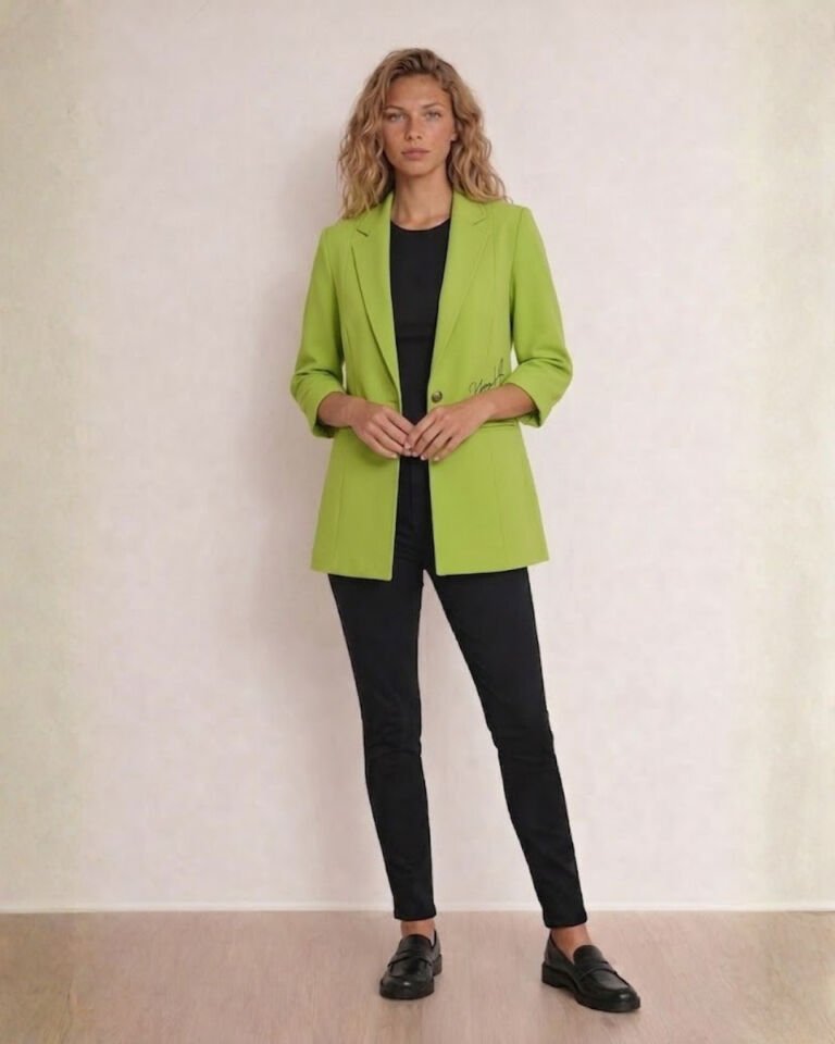 Mary Blazer Ceket - AÇIK YEŞİL