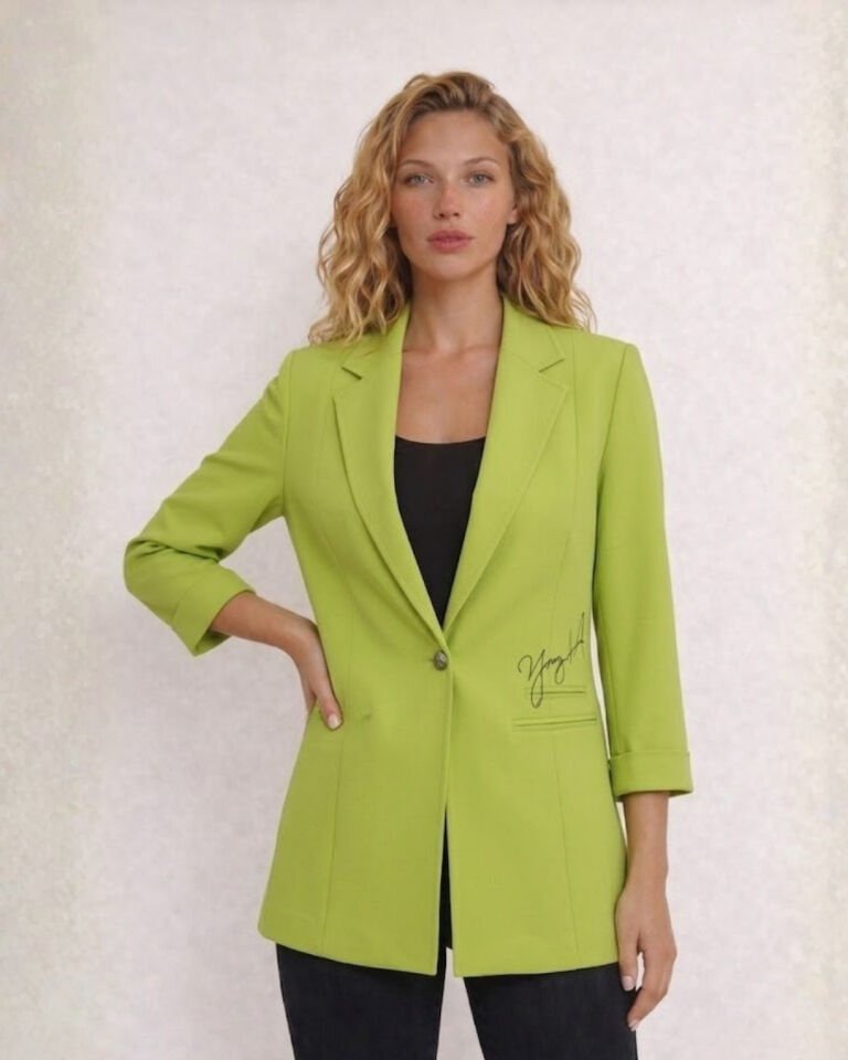 Mary Blazer Ceket - AÇIK YEŞİL