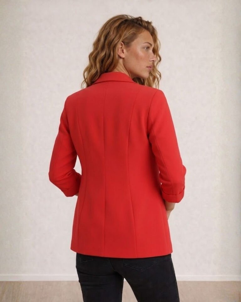 Mary Blazer Ceket - KIRMIZI