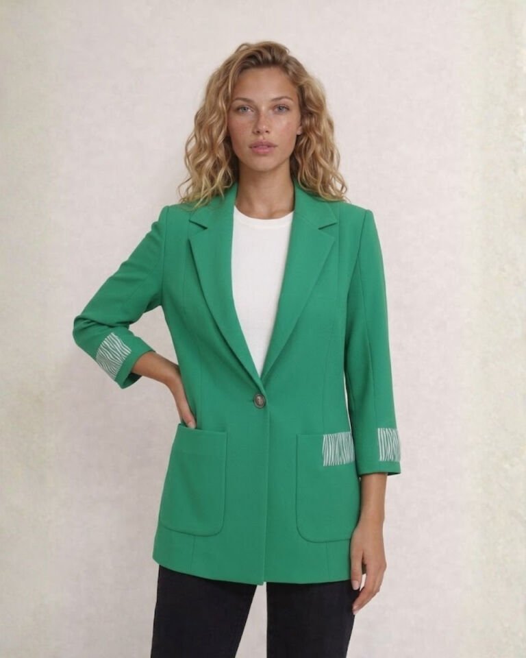 Ava Yazlık Blazer Ceket - YEŞİL