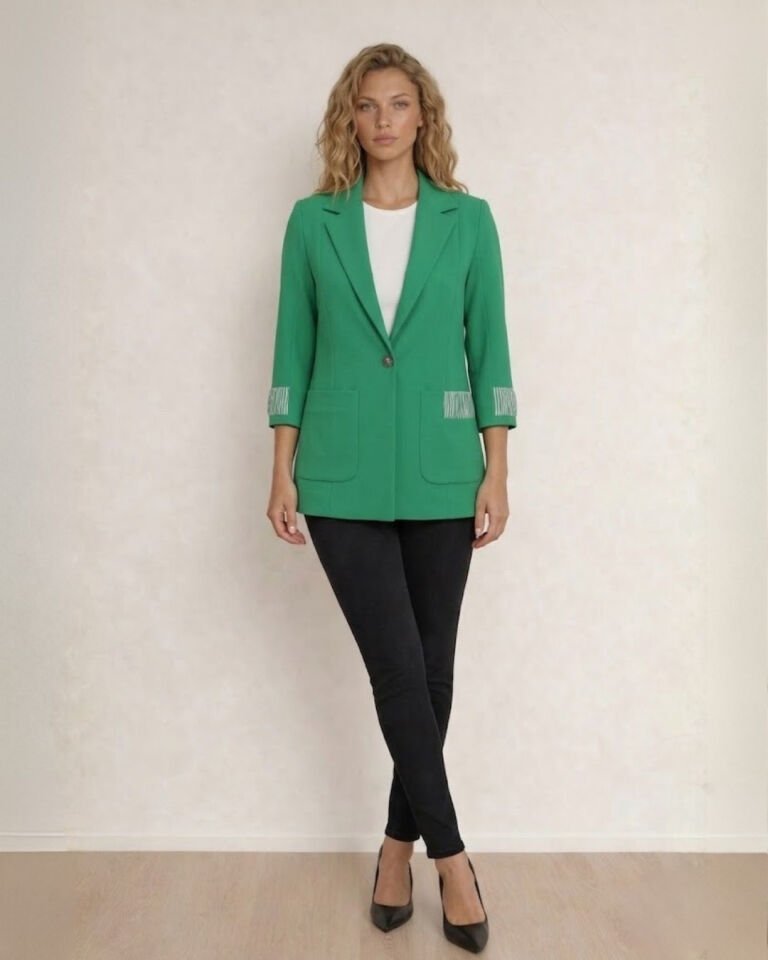 Ava Yazlık Blazer Ceket - YEŞİL