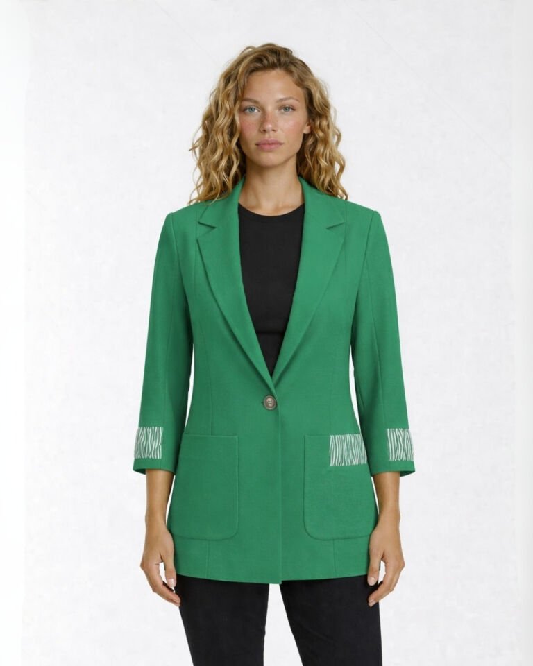Ava Yazlık Blazer Ceket - YEŞİL