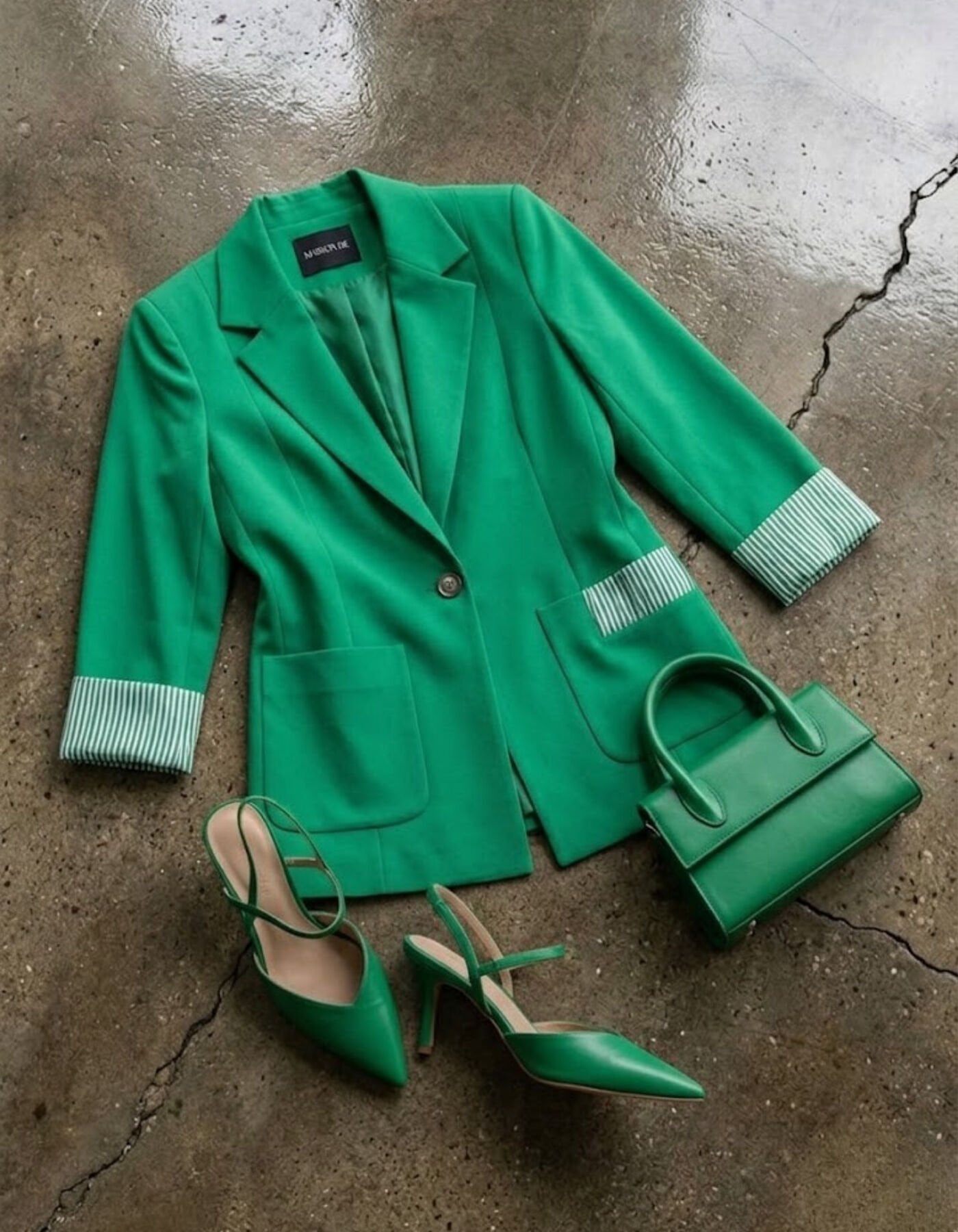 Ava Yazlık Blazer Ceket - YEŞİL