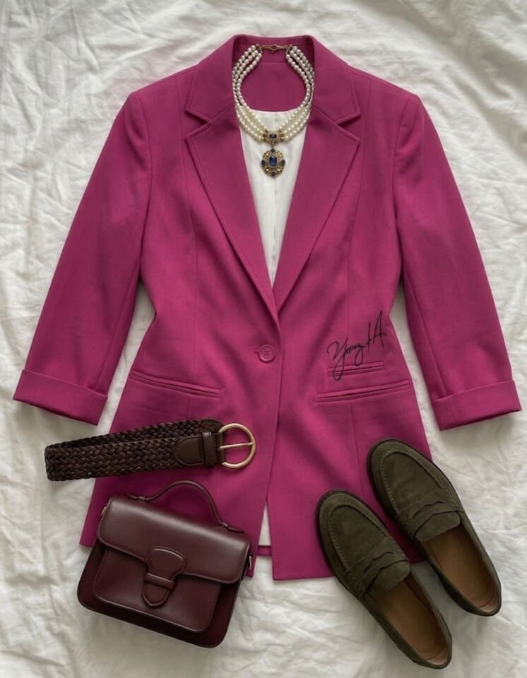 Mary Blazer Ceket - PEMBE