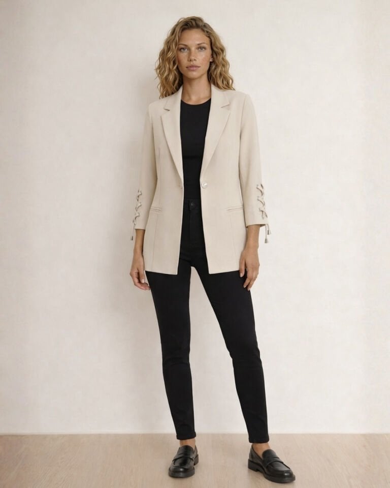 Mia Yazlık Blazer Ceket - BEJ