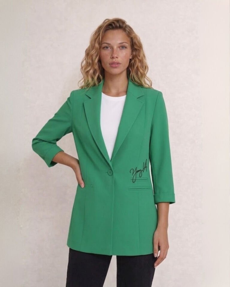 Mary Blazer Ceket - YEŞİL