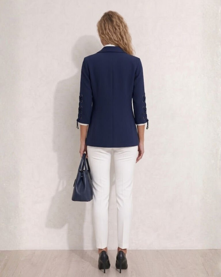 Mia Yazlık Blazer Ceket - LACİVERT