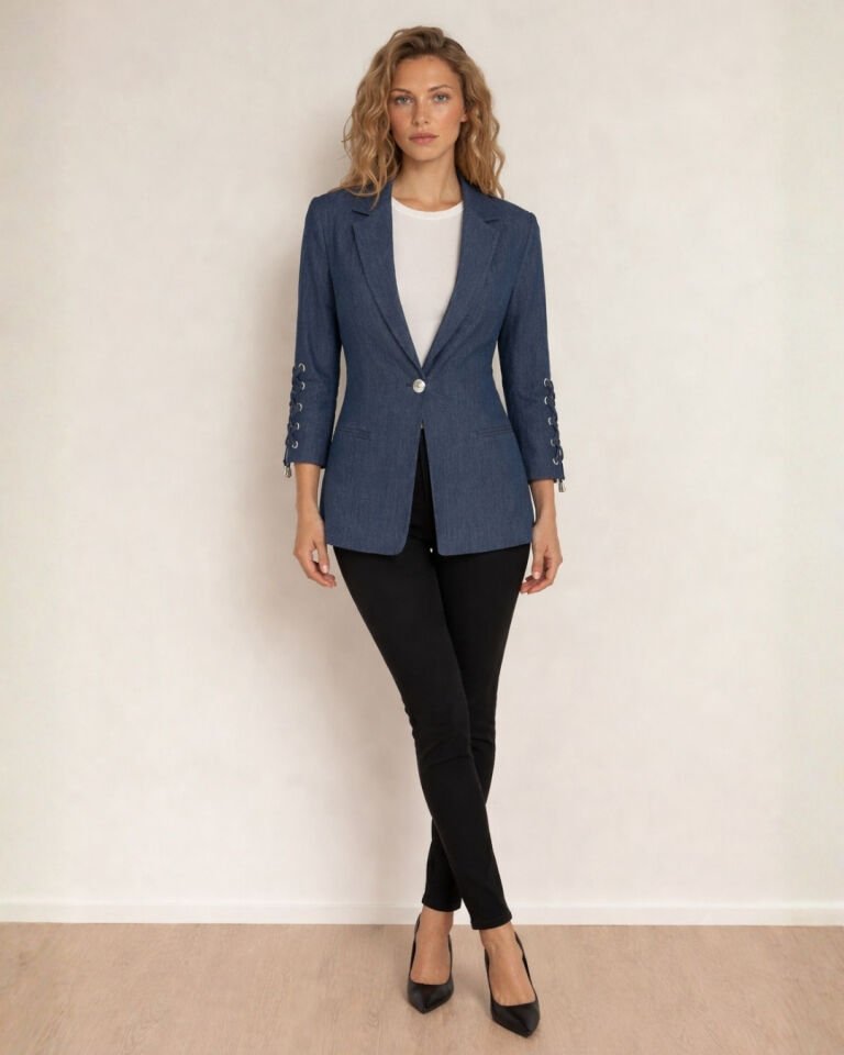 Mia Yazlık Blazer Ceket - KOT
