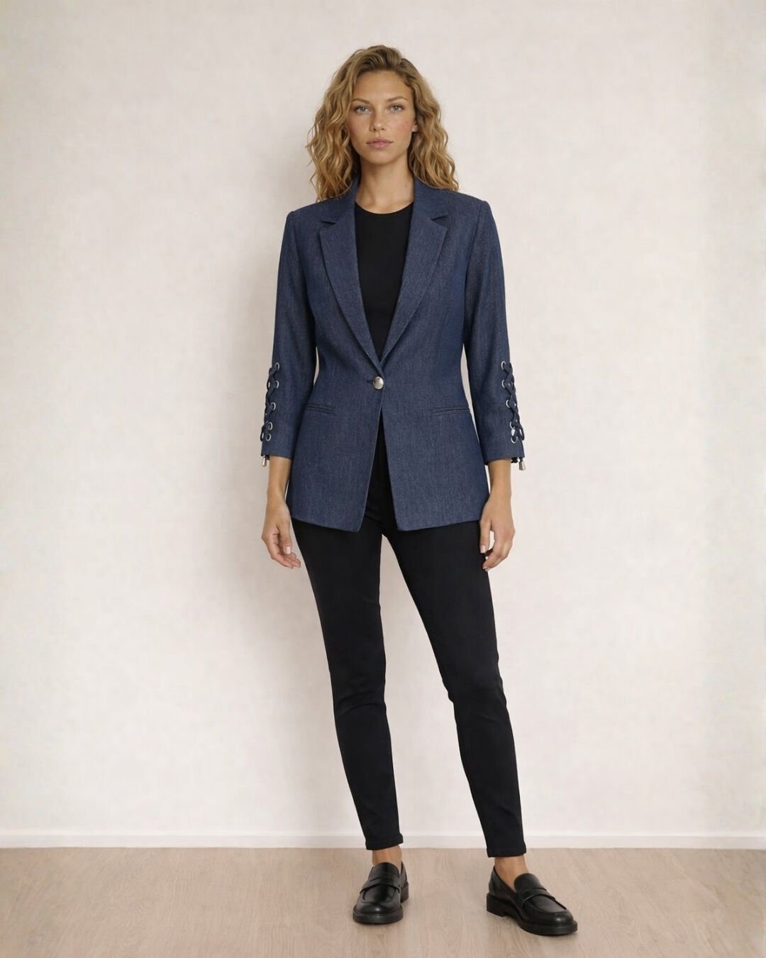 Mia Yazlık Blazer Ceket - KOT