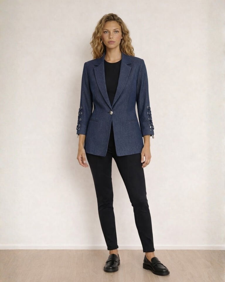 Mia Yazlık Blazer Ceket - KOT